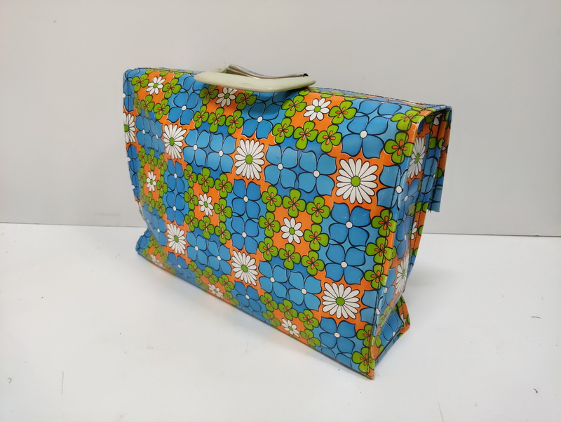maletin bolsa escuela infantil flores 25-31x37x10 1u